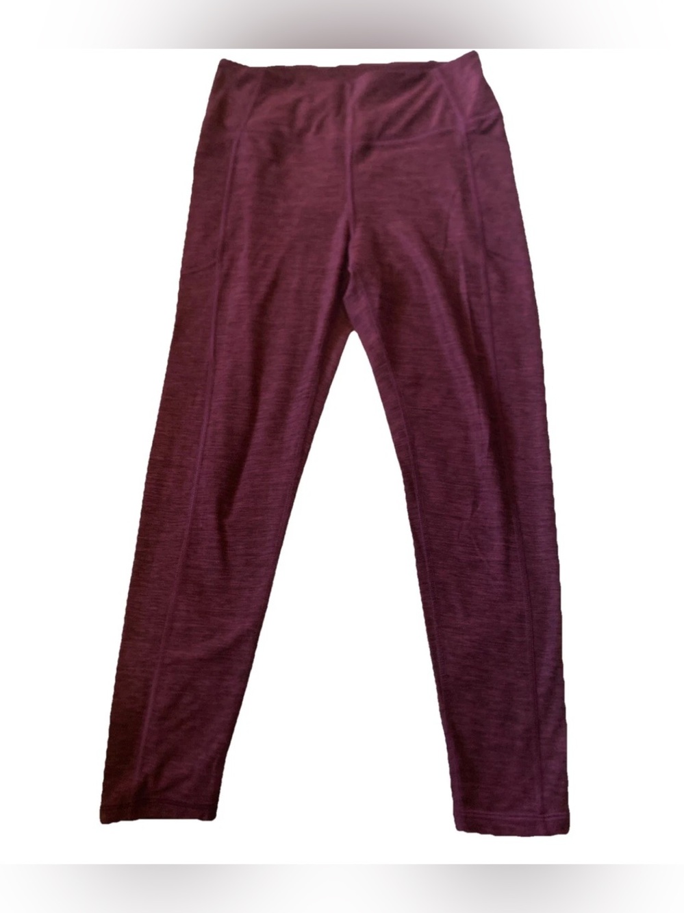 Victoria's Secret Maroon Black Athletic Leggings Womans *See Description*